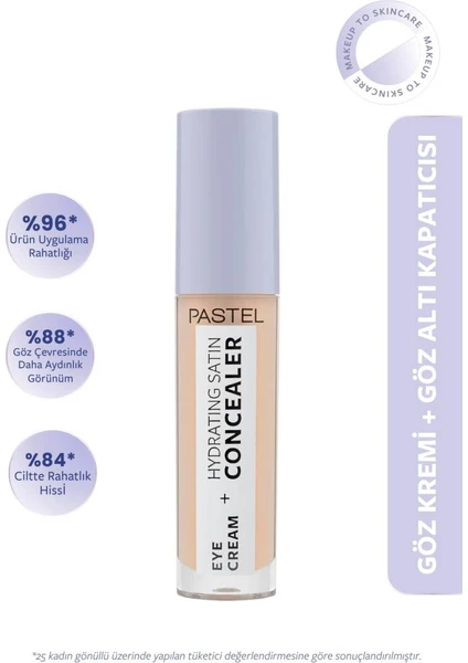 Eye Cream+Hydrating Satin Concealer 61