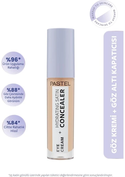 Eye Cream+Hydrating Satin Concealer 63