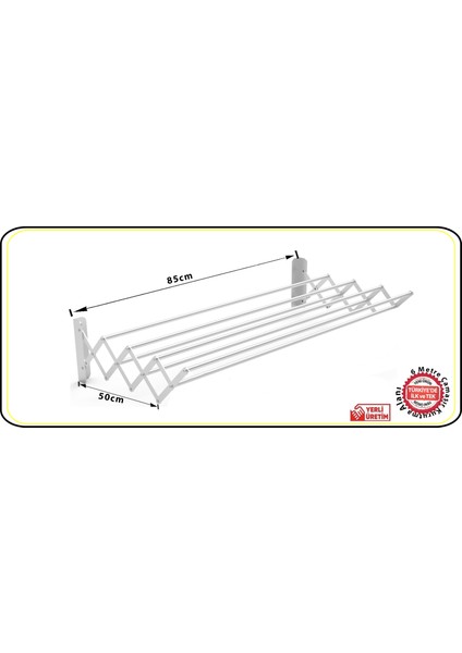 Akordiyon Çamaşırlık Kurutmalık Askısı Paslanmaz Alüminyum Yeni ÜRÜN2023