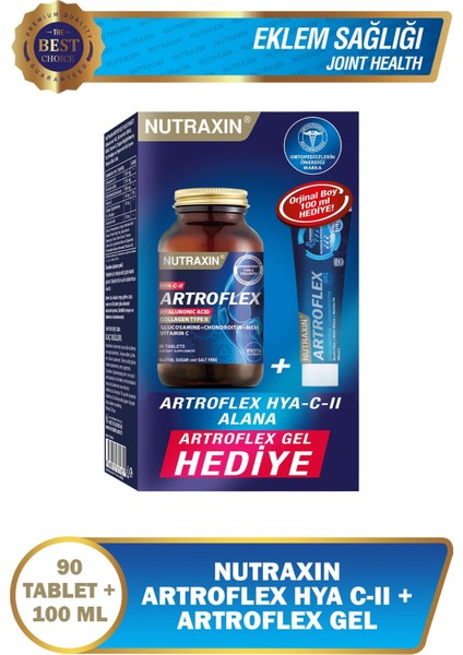 Artroflex - Hya C-Iı Glukozamin 90 Tablet Artroflex Jel Hediye