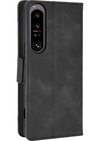 - 1383 Sony Xperia 1 Ⅳ Için Darbeye Dayanıklı Kart Tutuculu Telefon Kılıfı - Siyah (Yurt Dışından) indirimleri