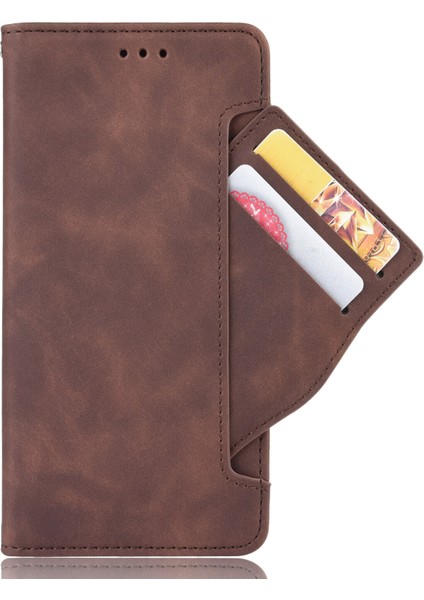 - 1383 Umidigi A3X Için Darbeye Dayanıklı Kart Tutuculu Telefon Kılıfı - Kahverengi (Yurt Dışından) fiyatları