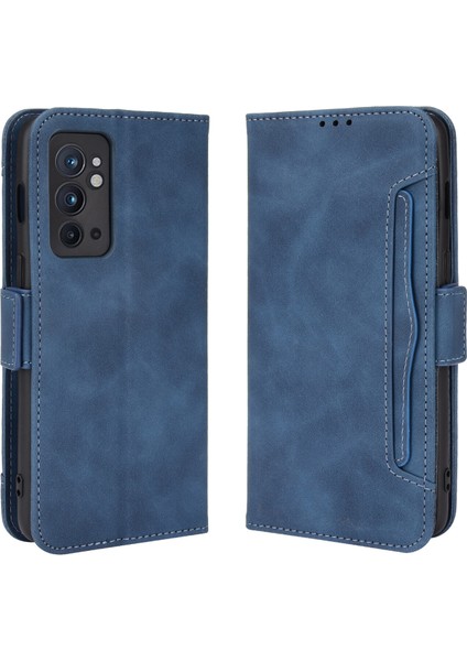- 1383 Oneplus 9rt Için Darbeye Dayanıklı Kart Tutuculu Telefon Kılıfı - Mavi (Yurt Dışından)