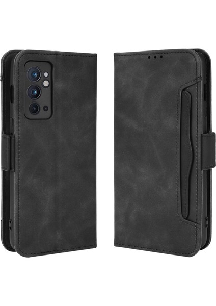 - 1383 Oneplus 9rt Için Darbeye Dayanıklı Kart Tutuculu Telefon Kılıfı - Siyah (Yurt Dışından)