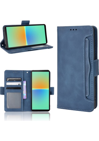 - 1383 Sony Xperia 10 V Için Darbeye Dayanıklı Kart Tutuculu Telefon Kılıfı - Mavi (Yurt Dışından) fırsatları