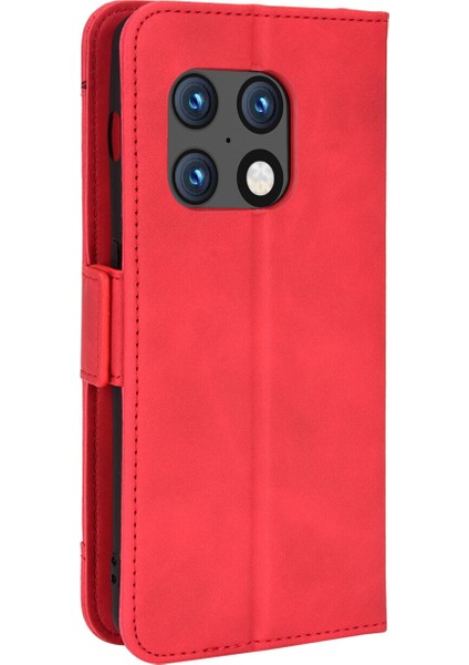 - 1383 Oneplus 10 Pro 5g Için Darbeye Dayanıklı Kart Tutuculu Telefon Kılıfı - Kırmızı (Yurt Dışından) indirimleri