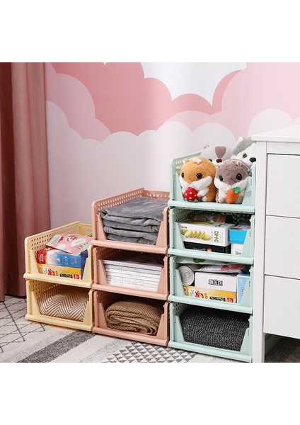 Pembe 43X32X18CM Elbise Saklama Kutusu Iç Çekmeceler Organizatör Dolap Bölmesi Saklama Kutusu Elbise Oyuncaklar Kitap Bölücü Saklama Sepeti Kılıfı (Yurt Dışından) indirimleri