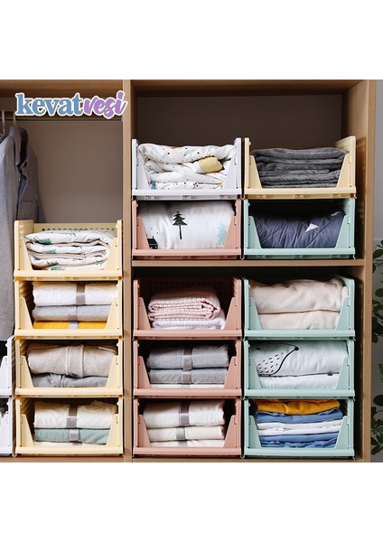 Beyaz 43X32X14CM Elbise Saklama Kutusu Iç Çekmeceler Organizatör Dolap Bölmesi Saklama Kutusu Elbise Oyuncaklar Kitap Bölücü Saklama Sepeti Kılıfı (Yurt Dışından) modelleri