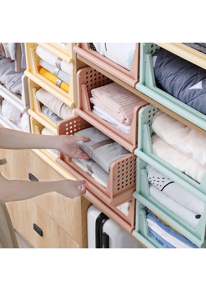 Beyaz 43X32X14CM Elbise Saklama Kutusu Iç Çekmeceler Organizatör Dolap Bölmesi Saklama Kutusu Elbise Oyuncaklar Kitap Bölücü Saklama Sepeti Kılıfı (Yurt Dışından) fırsatları