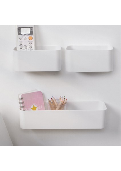 Mavi 2 Monte Duvar Saklama Kutusu Kozmetik Raf Makyaj Banyo Uzaktan Tutucu Kontrol Askı Organizatör Depolama Dekor Banyo Aksesuarı (Yurt Dışından) fiyatları