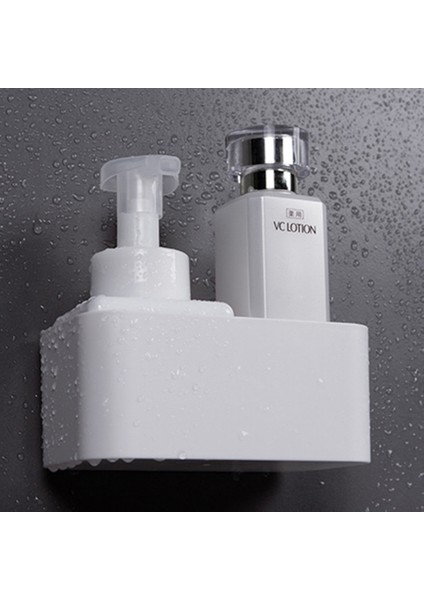 Mavi 2 Monte Duvar Saklama Kutusu Kozmetik Raf Makyaj Banyo Uzaktan Tutucu Kontrol Askı Organizatör Depolama Dekor Banyo Aksesuarı (Yurt Dışından) fırsatları