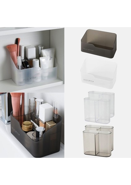 E Kozmetik Organizatör Banyo Dresser Yatak Odası Dayanıklı Makyaj Organizatörler Depolama Tepsisi Makyaj Organizatör Kutusu Joyero Maquillaje (Yurt Dışından)