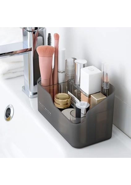 E Kozmetik Organizatör Banyo Dresser Yatak Odası Dayanıklı Makyaj Organizatörler Depolama Tepsisi Makyaj Organizatör Kutusu Joyero Maquillaje (Yurt Dışından)