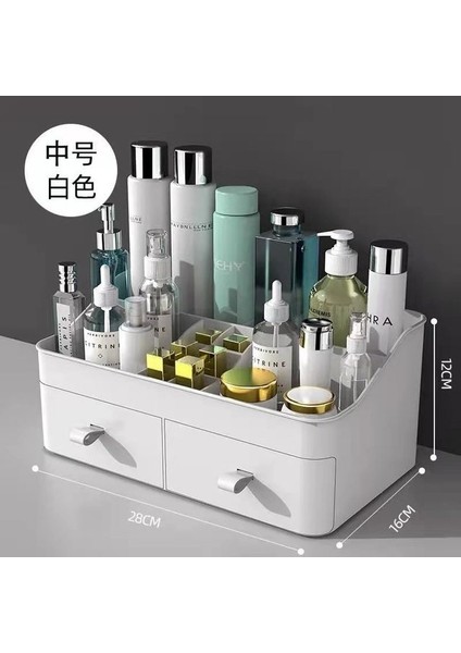 004 Organizatör Makyaj Kozmetik Depolama Makyaj Takı Ruj Banyo Dresser Çekmece Kutusu Yüksek Kaliteli Makyaj Organizatör (Yurt Dışından)