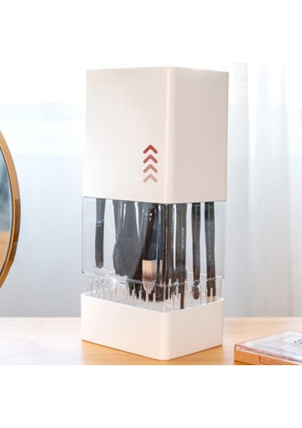 Pembe Makyaj Fırça Tutucu Organizatör Kozmetik Makyaj Organizatörleri Saklama Kutusu (Yurt Dışından) indirimleri