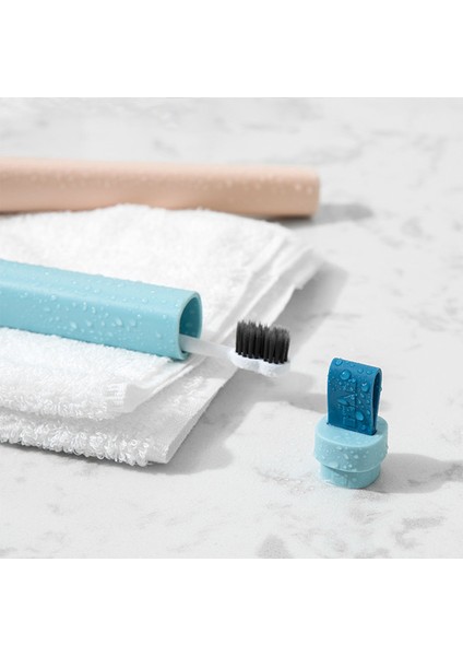 Beyaz Seyahat Diş Fırçası Saklama Kutusu Taşınabilir Öğrenci Gargara Bardak Gargara Bardak Diş Fırçası Bardağı Ev Banyo Aksesuarları (Yurt Dışından) indirimleri