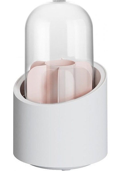 Pembe 2022 Yeni Makyaj Fırça Tutucu Toz Geçirmez Dönen Plastik Ruj Kaş Kalemi Fırça Konteyner Vanity Malzemeleri Ev Için (Yurt Dışından) modelleri