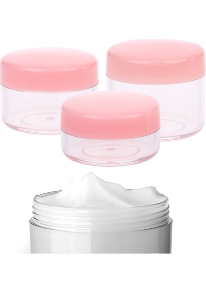 20G Mini Numune Şişesi Kozmetik Makyaj Kavanoz Pot Yüz Kremi Dudak Balsamı Kabı Seyahat Makyaj Pot Balsamı Kapları Kutusu (Yurt Dışından)