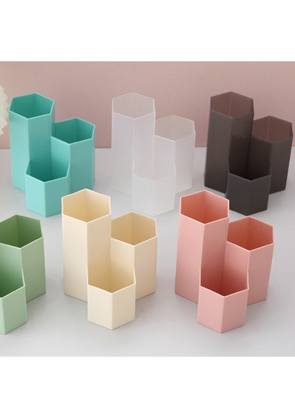 A6 3 Kafesler Kozmetik Makyaj Fırçası Saklama Kutusu Masa Organizatör Makyaj Araçları Kutusu 10*12 cm (Yurt Dışından) fiyatları