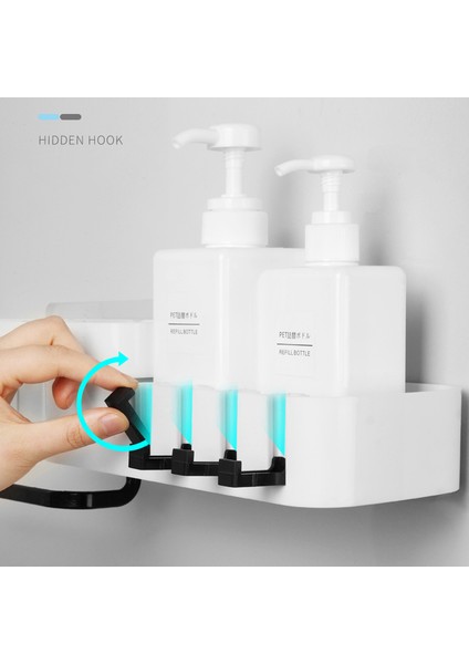 Siyah Mıcck Plastik Vantuz Banyo Köşe Depolama Rafı Mutfak Düzenleyici Duş Rafı Prateleira Almacenamiento Y Organizacion (Yurt Dışından) indirimleri