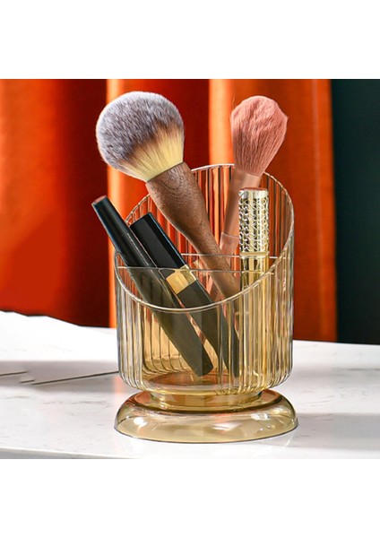 Altın Makyaj Fırça Tutucu Modern Tasarım Kişiselleştirilmiş Organizatör Konteyner Fırçalar Için Ofis Vanity Tezgah Banyo Masaüstü (Yurt Dışından) fiyatları