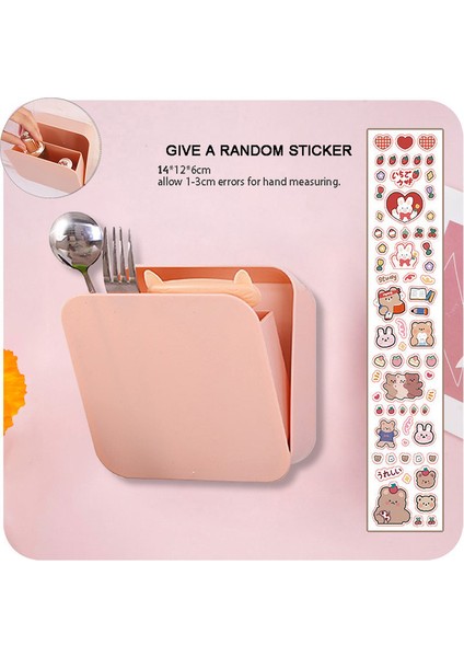 Tek Pembe Wg Tuvalet Organizatör Yapışkanlı Büyük Saklama Kutusu Temizlik Peçeteleri Organizatör Kozmetik Dekoratif Kutu Banyo Aksesuarları (Yurt Dışından)