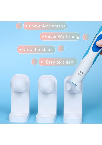 Style3-B-White 1 Pc Elektrikli Diş Fırçası Tutucu Evrensel Duvara Monte Diş Fırçası Tabanı Yerden Tasarruf Koruma Fırça Kafası Raf Banyo Malzemeleri (Yurt Dışından) indirimleri