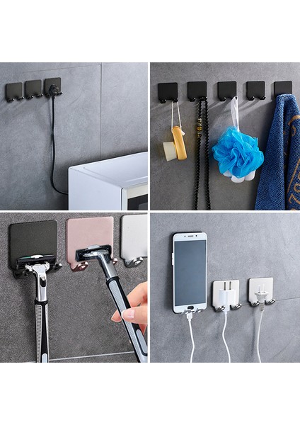 5 Adet Gümüş 1/2/3/5 Adet Tıraş Bıçağı Tutucu Uzay Alüminyum Erkek Tıraş Makinesi Depolama Kanca Duvar Rafı Jilet Rafı Banyo Mutfak Aksesuarları (Yurt Dışından)