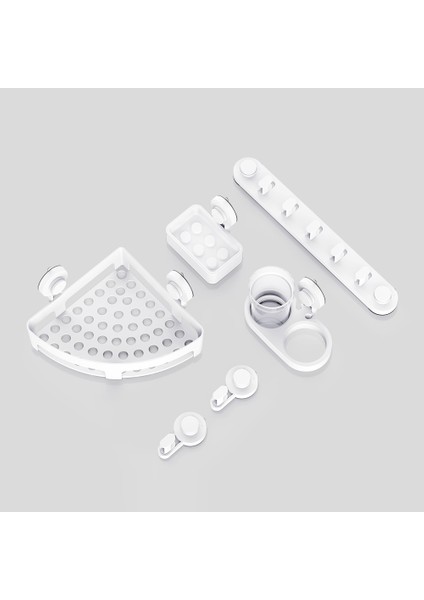 Seçenek 2 Youpin Quange Banyo Armatürleri Depolama Rafı Punch Ücretsiz Köşe Raf Banyo Aksesuarları Mutfak Tripod Xiaomi Mijia Için (Yurt Dışından)