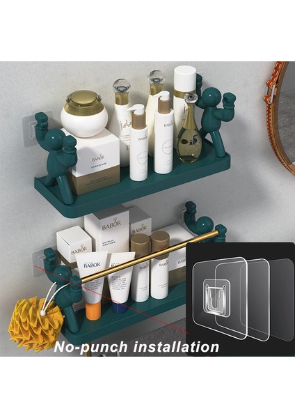 Beyaz 30CM Yükseltme Banyo Rafı Duş Depolama Rafı Çok Fonksiyonlu Organizatör Hiçbir Matkap Havlu Askısı Duvara Monte Banyo Aksesuarları 30/40CM (Yurt Dışından) indirimleri