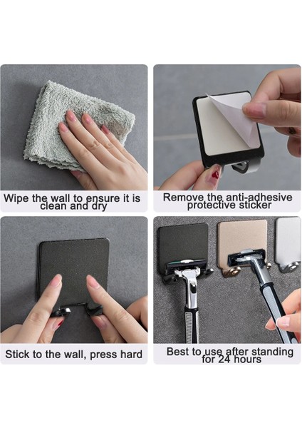 Tip A Altın 1 Pc 1/2/3 Adet Punch Ücretsiz Tıraş Bıçağı Tutucu Erkekler Tıraş Tıraş Makinesi Depolama Kanca Duvar Rafı Banyo Jilet Raf Duvar Mutfak Aksesuarları (Yurt Dışından) indirimleri