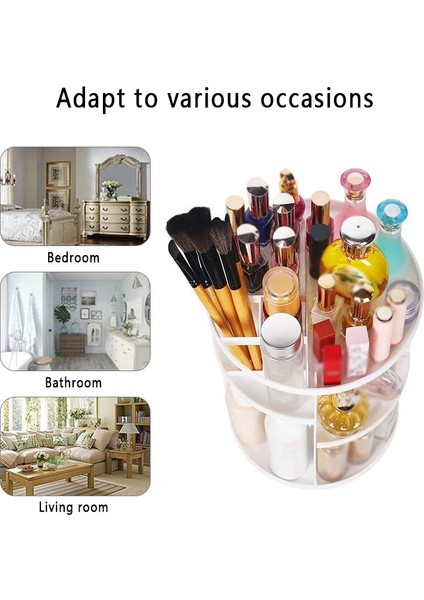 Elmas Desenli Tuvalet Masası Saklama Kutusu 360 Derece Döndürme Cilt Bakımı Ürün Rafı Moda Akrilik Makyaj Organizatör Kozmetik Ruj Kutusu Için (Yurt Dışından) fiyatları