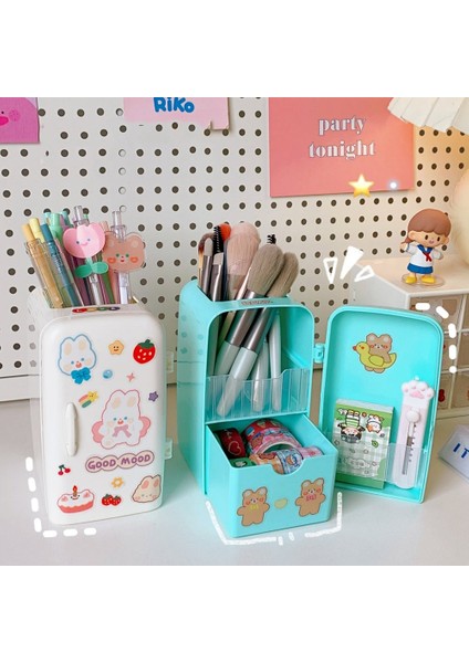 Çikolata Kawaii Organizatör Buzdolabı Kalem Tutucu Öğrenci Sevimli Büyük Kapasiteli Masaüstü Organizatör Depolama Yaratıcı Tüp Tatlı Kalem Kutusu (Yurt Dışından) modelleri