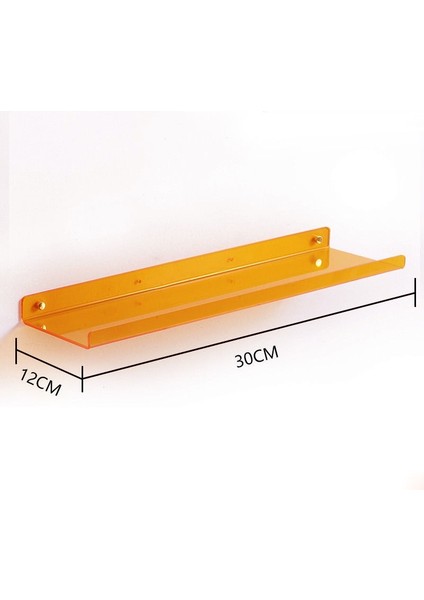 40X12CM 1/2 Adet Akrilik Raf Renkli Duvar Asılı Ücretsiz Delme Depolama Rafı Mutfak Banyo Yatak Odası Depolama Organizatör Depolama Rafı (Yurt Dışından) modelleri