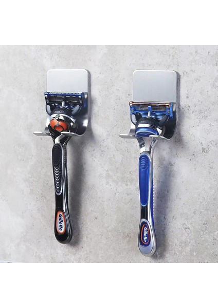 1 Adet Açık Altın 1/2/3 Adet Yumruksuz Jilet Tutucu Depolama Kanca Duvar Erkek Jilet Tutucu Banyo Jilet Tutucu Yatak Odası Fiş Kanca Depolama Rafı (Yurt Dışından)