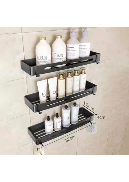 03 Tek Raf Banyo Rafı Duş Rafları Köşe Raf Alüminyum Duvara Montaj Mutfak Depolama Raf Tutucu Banyo Organizatör Ev Aletleri (Yurt Dışından) indirimleri