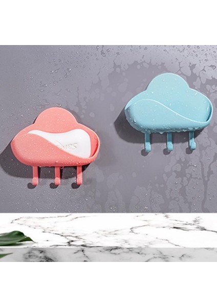 Beyaz Banyo Duş Sabun Kutusu Bulaşık Depolama Vantuz Köşe Bulut Şekli Plastik Sabunluk Duş Askısı Banyo Depolama Rafı (Yurt Dışından) modelleri