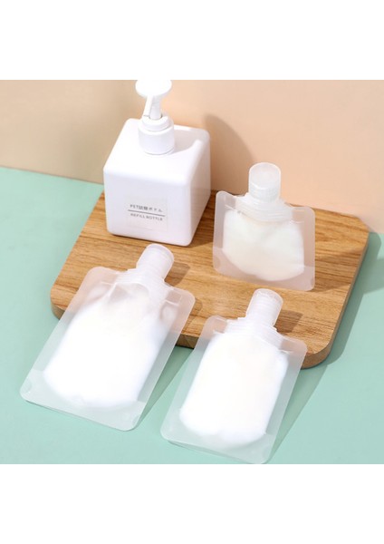 100 ml 30/50/100 ml Yeniden Kullanılabilir Seyahat Boyutu Sızdırmaz Doldurulabilir Torbalar Kozmetik Kapları Şampuan Losyon Sıvı Dağıtıcı Ambalaj (Yurt Dışından) fiyatları