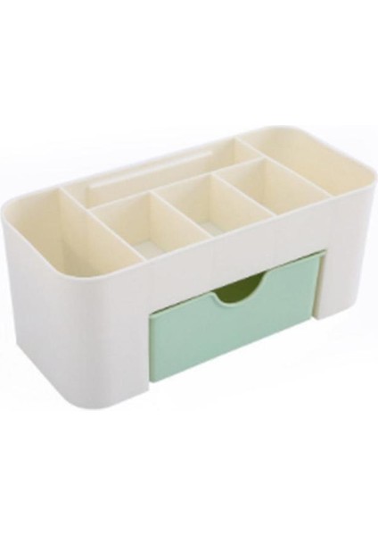 Yeşil Plastik Kozmetik Saklama Kutusu Çekmece Organizatör Çekmece Içi Bölme Aparatı Makyaj Takı Organizatör Rangement Mutfağı Ev Depolama Çekmeceleri (Yurt Dışından)