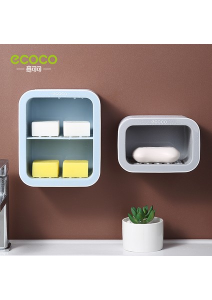 Tek Pembe Ecoco Işık Lüks Sabun Kutusu Banyo Depolama Raf Sabunluk Duvara Monte Raf Banyo Aksesuarları Seti (Yurt Dışından) modelleri