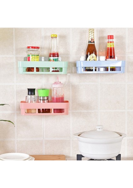 Pembe Çok Fonksiyonlu Raf Sünger Drenaj Raf Banyo Depolama Emme Tutucu Mutfak Düzenleyici Lavabo Mutfak Aksesuarları Banyo Sepetleri (Yurt Dışından) modelleri