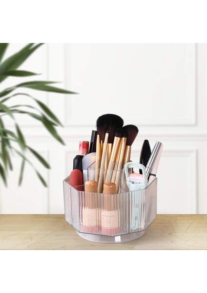 Koyu Yeşil 360 Derece Döndürme Kozmetik Fırçalar Ruj ve Uzun Boy Için Saklama Kutusu Organizatör (Yurt Dışından) fiyatları