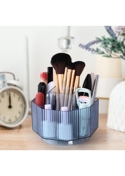 Koyu Yeşil 360 Derece Döndürme Kozmetik Fırçalar Ruj ve Uzun Boy Için Saklama Kutusu Organizatör (Yurt Dışından) fırsatları