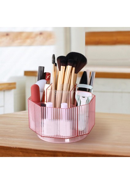 Koyu Yeşil 360 Derece Döndürme Kozmetik Fırçalar Ruj ve Uzun Boy Için Saklama Kutusu Organizatör (Yurt Dışından) indirimleri