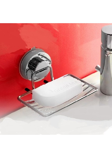 1 Adet Yaratıcı Matkap Ücretsiz Sabunluk Tutucu Duvara Monte Depolama Raf Tutucu Içi Boş Tip Sabun Sünger Bulaşık Banyo Aksesuarları (Yurt Dışından)