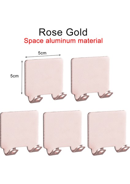 Bir Gül Altın 5 Adet 1/2/3 Adet Yumruk Ücretsiz Tıraş Bıçağı Tutucu Erkekler Tıraş Tıraş Makinesi Depolama Kanca Duvar Rafı Banyo Jilet Raf Duvar Mutfak Aksesuarları (Yurt Dışından)