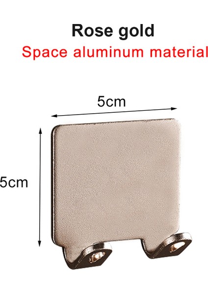 Bir Gül Altın 1 Pc 1/2/3 Adet Punch Ücretsiz Tıraş Bıçağı Tutucu Erkekler Tıraş Tıraş Makinesi Depolama Kanca Duvar Rafı Banyo Jilet Raf Duvar Mutfak Aksesuarları (Yurt Dışından)