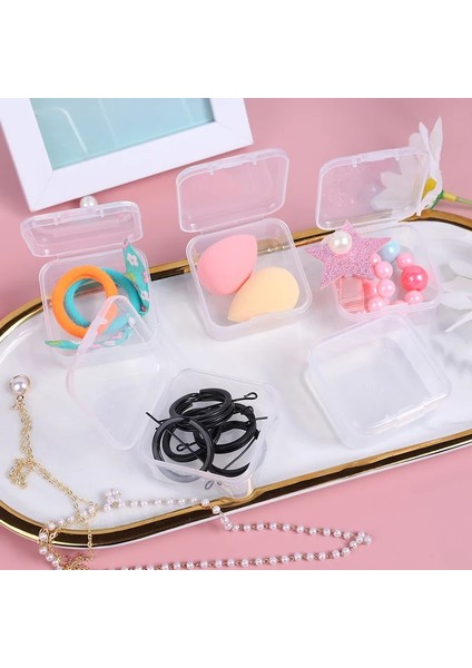 6 Adet 6 Adet Şeffaf Mini Saklama Kutusu Boncuk Küpe Yüzük Takı Saklama Kabı Plastik Küçük Kare Kutular Takı Organizatör (Yurt Dışından) modelleri