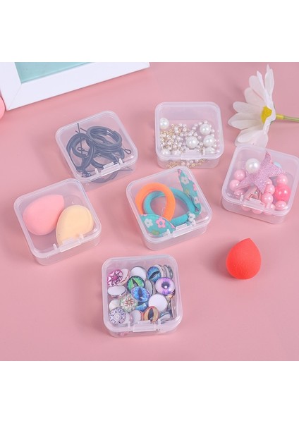 6 Adet 6 Adet Şeffaf Mini Saklama Kutusu Boncuk Küpe Yüzük Takı Saklama Kabı Plastik Küçük Kare Kutular Takı Organizatör (Yurt Dışından) indirimleri