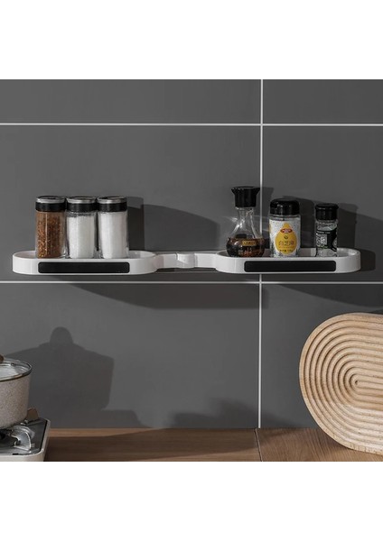 Turuncu-Beyaz 180° Döner Raf Banyo Organizatör Punch-Ücretsiz Duvara Monte Drenaj Sabunluk Mutfak Depolama Tutucu Banyo Aksesuarları (Yurt Dışından) fırsatları
